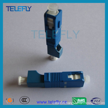 Sc-LC Hybrid Fiber Optic Adapter, Male to Female